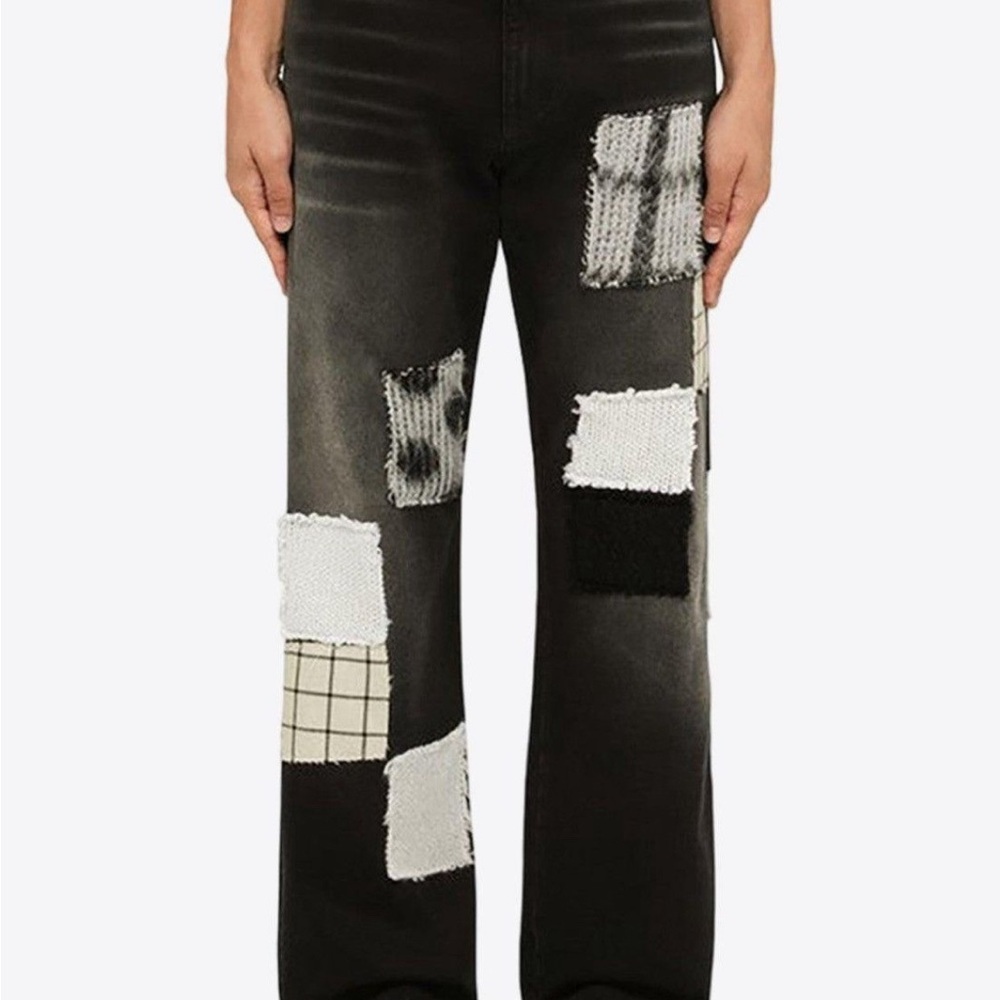 BNWT Marni Black Patchwork Jeans sz36